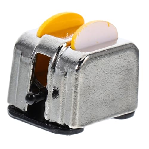 Hohopeti Miniatur Brotbackmaschine Modell Zinklegierung Küchenaccessoire mit Brötchen für Puppenhaus Dekoration Fotografie Requisiten Langlebig und Stabil Hohopeti Miniatur Brotbackmaschine Modell Zinklegierung Küchenaccessoire mit Brötchen für Puppenhaus Dekoration Fotografie Requisiten Langlebig und Stabil von Hohopeti
