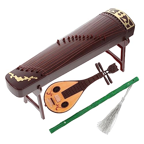Hohopeti Miniatur Chinesische Musikinstrumente aus Kunststoff mit Pipa Guzheng und Flöte Detailreiche Dekoration für Puppenhaus Langlebig und Realistisch Gestaltet Geeignet als und Hohopeti Miniatur Chinesische Musikinstrumente aus Kunststoff mit Pipa Guzheng und Flöte Detailreiche Dekoration für Puppenhaus Langlebig und Realistisch Gestaltet Geeignet als und von Hohopeti