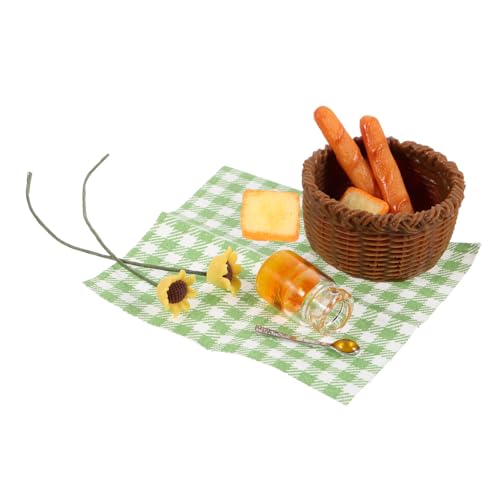 Hohopeti Kit–puppenhaus Miniatur DIY Brot Korb Set Dekorativer Miniatur Brot Korb Für Puppenhaus Realistische Brot Modell Dekoration Für Kreative Szenen Mit Grünem Gitterstoff a DIY Dollhouse Kit Hohopeti Kit–puppenhaus Miniatur DIY Brot Korb Set Dekorativer Miniatur Brot Korb Für Puppenhaus Realistische Brot Modell Dekoration Für Kreative Szenen Mit Grünem Gitterstoff a DIY Dollhouse Kit von Hohopeti