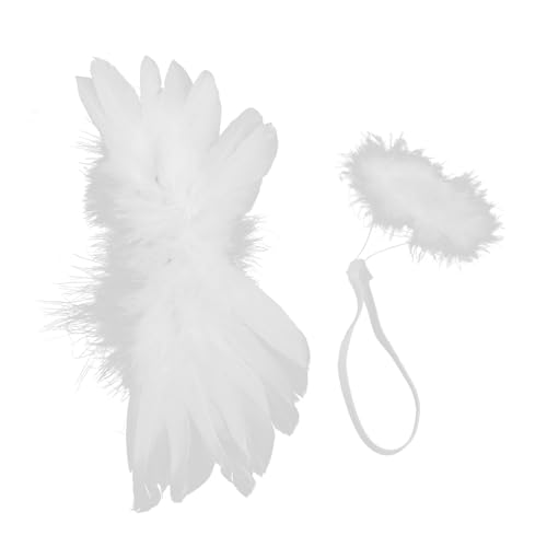 Hohopeti Miniatur Engelsflügel Weiß DIY Basteln Kleine Flügel für Puppen Kostüm Cosplay Zubehör Kreative Dekoration für Spiel und Fotorequisiten Hohopeti Miniatur Engelsflügel Weiß DIY Basteln Kleine Flügel für Puppen Kostüm Cosplay Zubehör Kreative Dekoration für Spiel und Fotorequisiten von Hohopeti