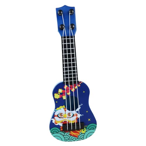 Hohopeti Miniatur Gitarre Ukulele Modell Dekoratives Musikinstrument für Puppen Zimmer Wohnkultur Leicht und Realistisch Gestaltet von Hohopeti