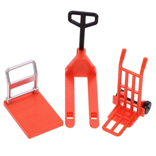 Hohopeti Miniatur Handhubwagen Gabelstapler Plattformwagen Baustellen Lehrmodell Orange Pädagogisches Fahrzeug Hohopeti Miniatur Handhubwagen Gabelstapler Plattformwagen Baustellen Lehrmodell Orange Pädagogisches Fahrzeug von Hohopeti