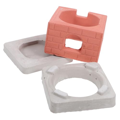 Hohopeti Miniatur Keramik Küchenofen Realistische Puppenhaus Möbel Dekoratives Miniatur Küchenset für DIY Puppenhaus Zubehör Zufälliger Stil von Hohopeti