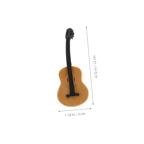 Hohopeti Miniatur Musikinstrument Set Realistische Saxophon Gitarre Trompete Modell für Puppenhaus Dekoration Sammler Zubehör von Hohopeti