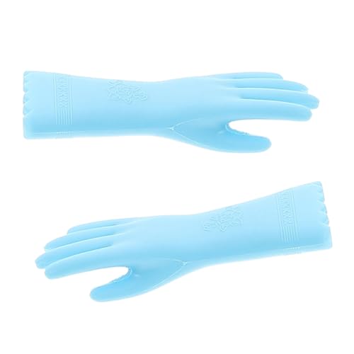 Hohopeti Miniatur Puppenhaus Handschuhe Mini DIY Requisite Kleine Puppenhaus Zubehör Miniatur Reinigungs Handschuhe Dekoration von Hohopeti