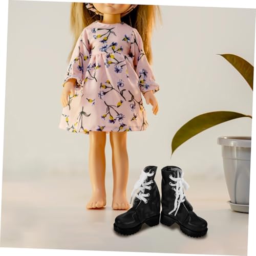 Hohopeti Miniatur Puppenschuhe PU Leder Stiefel Puppen Dekoration Zubehör für Puppen Puppenhaus Zubehör Modisch Langlebig Hohopeti Miniatur Puppenschuhe PU Leder Stiefel Puppen Dekoration Zubehör für Puppen Puppenhaus Zubehör Modisch Langlebig von Hohopeti