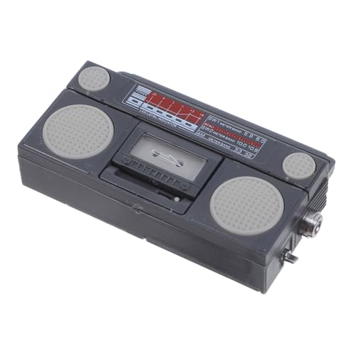 Hohopeti Miniatur Radio Modell aus Hochwertigem Gesund und Bruchsicher Puppenhaus Dekoration für Wohnzimmer Bar und Spielhaus Schwarz Mini Radio Ornament Hohopeti Miniatur Radio Modell aus Hochwertigem Gesund und Bruchsicher Puppenhaus Dekoration für Wohnzimmer Bar und Spielhaus Schwarz Mini Radio Ornament von Hohopeti