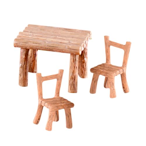 Hohopeti Miniatur Resin Gartenmöbel Set Teiliges Mikro Tisch Stuhl Deko Wetterfeste Harz Miniatur Möbel für Puppenhaus und Mooslandschaft Realistische Outdoor Gartendekoration Hohopeti Miniatur Resin Gartenmöbel Set Teiliges Mikro Tisch Stuhl Deko Wetterfeste Harz Miniatur Möbel für Puppenhaus und Mooslandschaft Realistische Outdoor Gartendekoration von Hohopeti