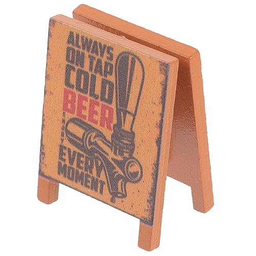 Hohopeti Miniatur-Schild, Mini-Schild, Modell, Mini-, Dekoration, Puppenhaus, Kaffeeszene, Schild Hohopeti Miniatur-Schild, Mini-Schild, Modell, Mini-, Dekoration, Puppenhaus, Kaffeeszene, Schild von Hohopeti