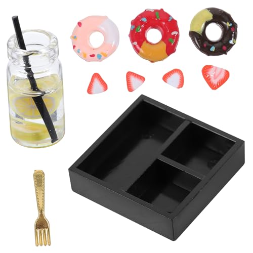 Hohopeti Miniatur Snack Modell aus Simulation Essen für Puppenhaus Zubehör Realistische Nachmittagstee Deko Geeignet für Spiel und Szene Hohopeti Miniatur Snack Modell aus Simulation Essen für Puppenhaus Zubehör Realistische Nachmittagstee Deko Geeignet für Spiel und Szene von Hohopeti