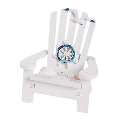 Hohopeti Miniatur Strandstuhl Weiß Mini Beach Chair Modell Puppenhaus Deko Kleine Miniatur Liegestuhl Mediterran Tischdeko Küstenmotiv Hohopeti Miniatur Strandstuhl Weiß Mini Beach Chair Modell Puppenhaus Deko Kleine Miniatur Liegestuhl Mediterran Tischdeko Küstenmotiv von Hohopeti
