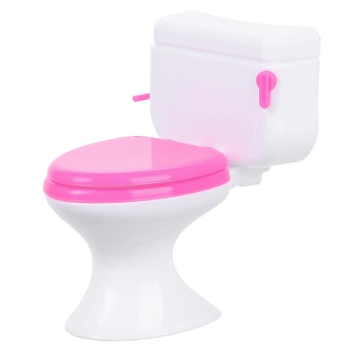 Hohopeti Miniatur Toilette Puppenhaus Deko Kunststoff Modell Weiß Feine Details Realistische Bad Zubehör für DIY Landschaft Miniatur Badezimmer Szenen Hohopeti Miniatur Toilette Puppenhaus Deko Kunststoff Modell Weiß Feine Details Realistische Bad Zubehör für DIY Landschaft Miniatur Badezimmer Szenen von Hohopeti