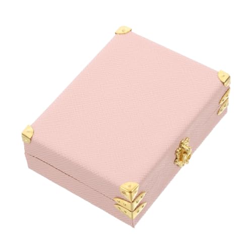 Hohopeti Miniaturspeicherbox Minikoffer Für Puppen Mini-Koffer Vintage -Koffer Micro Landscape Decor Dollhouse Schlafzimmermöbel Retro-puppenhauszubehör Puppenhausmöbel Rosa Holz Hohopeti Miniaturspeicherbox Minikoffer Für Puppen Mini-Koffer Vintage -Koffer Micro Landscape Decor Dollhouse Schlafzimmermöbel Retro-puppenhauszubehör Puppenhausmöbel Rosa Holz von Hohopeti