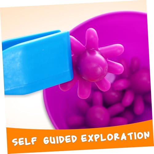 Hohopeti Montessori Meerestiere Zählspiel Teiliges TPE Lernspielzeug für Kleinkinder Farbzuordnung Sortierspiel Fördert Feinmotorik und Selbstständigkeit von Hohopeti