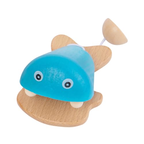 Hohopeti Musikalische Holz Castanet für Farbenfrohes Tierdesign Musikverständnis und Sensorischen Fähigkeiten für Kleinkinder und Junge Mädchen Perfektes von Hohopeti
