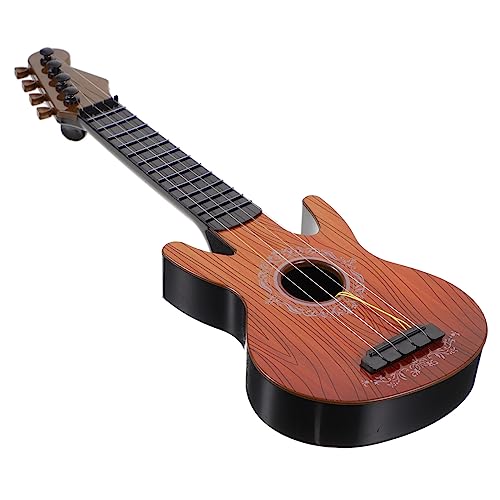 Hohopeti Simulations-Ukulele-Spielzeug Gitarre Für Kleinkinder Kinder Gitarre Professionelle Ukulele Kinder Üben Gitarre Kinder-Ukulele-Gitarre Instrument Mini Plastik von Hohopeti