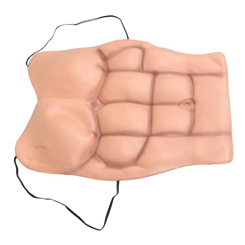 Hohopeti Muskel Body Suit Cosplay Kostüm Leichtes Atmungsaktives Fake Muskel Shirt mit Realistischem Design für Festivals Rollenspiele und Verkleidungspartys Hohopeti Muskel Body Suit Cosplay Kostüm Leichtes Atmungsaktives Fake Muskel Shirt mit Realistischem Design für Festivals Rollenspiele und Verkleidungspartys von Hohopeti