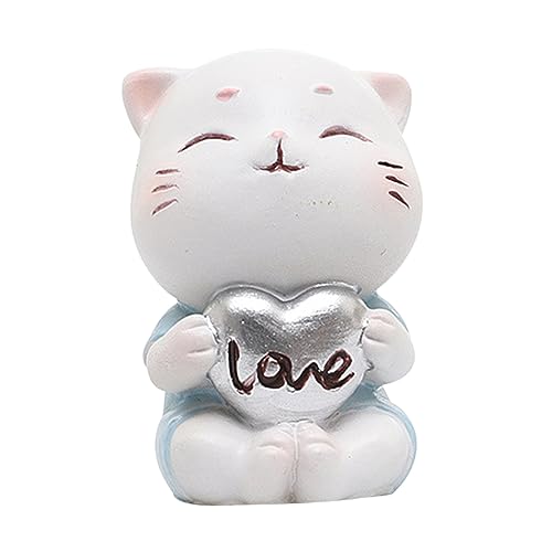 Hohopeti Niedlicher Harz Cake Topper Katzenmotiv Langlebige Tortendeko und Verspieltes Wohnaccessoire für Geburtstagstorten Home Office und Auto Dekoration Hohopeti Niedlicher Harz Cake Topper Katzenmotiv Langlebige Tortendeko und Verspieltes Wohnaccessoire für Geburtstagstorten Home Office und Auto Dekoration von Hohopeti