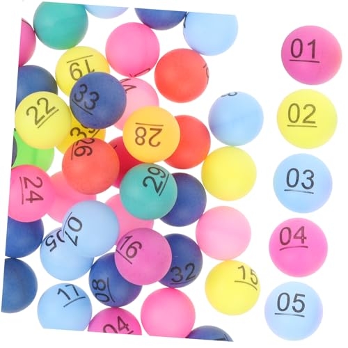 Hohopeti Nummerierte Bälle Bunte Elastische Kunststoffkugeln Wiederverwendbar zum Befüllen für Partyspiele Tombola und Gewinnspiele Leicht Bruchfest Praktische Spiel Requisiten Hohopeti Nummerierte Bälle Bunte Elastische Kunststoffkugeln Wiederverwendbar zum Befüllen für Partyspiele Tombola und Gewinnspiele Leicht Bruchfest Praktische Spiel Requisiten von Hohopeti