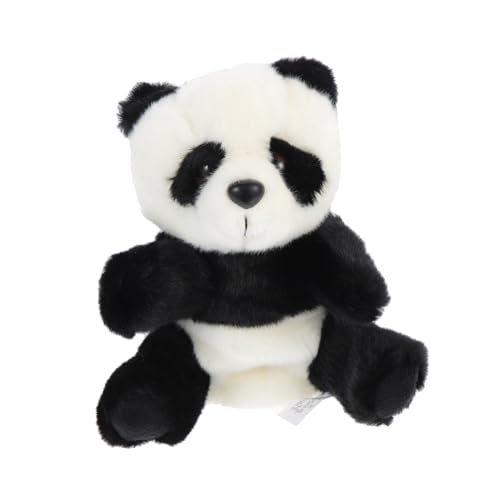 Hohopeti Panda Handpuppe für Realistische und Weiche Tierhandpuppe für Rollenspiele für Kreative Spielstunden und Geschichtenerzählen Fördert Motorische Fähigkeiten von Hohopeti