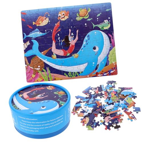 Hohopeti Papierpuzzle für Jahre Unterwasserwelt Puzzle Pädagogisches Vorschulspielzeug Feinmotorik und Logischem Denken von Hohopeti
