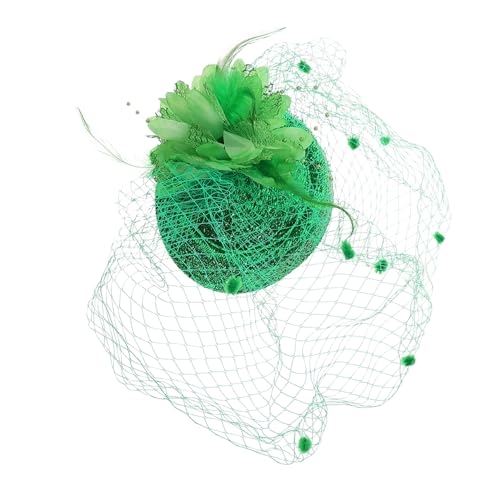 Hohopeti Patricks Day Haarclip Mini Hut mit Grünem Schleier Vintage Haarschmuck für Mädchen und Kleinkinder Leichtes Accessoire für Festliche Outfits Hohopeti Patricks Day Haarclip Mini Hut mit Grünem Schleier Vintage Haarschmuck für Mädchen und Kleinkinder Leichtes Accessoire für Festliche Outfits von Hohopeti