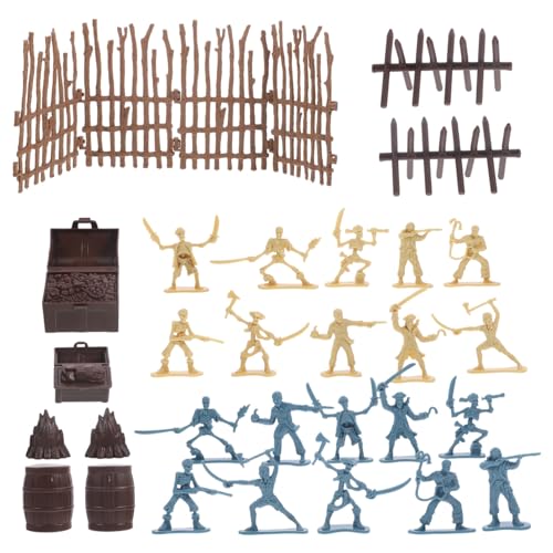 Hohopeti Piraten Spielset Teilig mit Skelettkriegern und Piratenfiguren Detailreiche Miniaturen für Jungen und Mädchen Leichtes Tragbares Rollenspielzeug für Kreative Abenteuer und Hohopeti Piraten Spielset Teilig mit Skelettkriegern und Piratenfiguren Detailreiche Miniaturen für Jungen und Mädchen Leichtes Tragbares Rollenspielzeug für Kreative Abenteuer und von Hohopeti