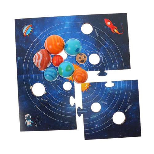 Hohopeti Planetenkognitive Toys Puzzle-Puzzle Kleinkind-Puzzle Bildungsspielzeug Kosmisches Dreidimensionales Puzzlebrett- Montessori Kleidung Holz Hohopeti Planetenkognitive Toys Puzzle-Puzzle Kleinkind-Puzzle Bildungsspielzeug Kosmisches Dreidimensionales Puzzlebrett- Montessori Kleidung Holz von Hohopeti
