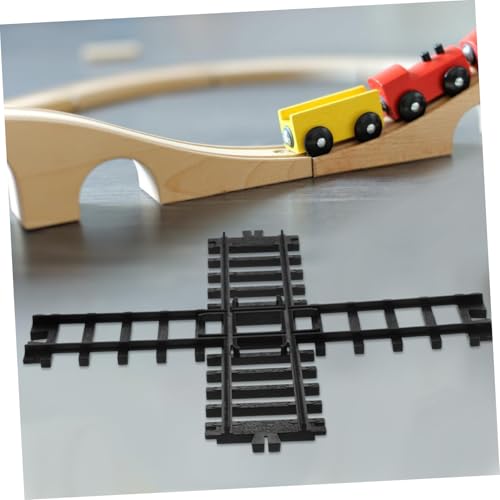 Hohopeti Plastik Mini Eisenbahn Schienen DIY Realistische Zugstrecke mit Kreuzungs gleis Kindgerechtes Montagespielzeug Motorik und Räumlichem Denken Detailgetreue Bahn Dekoration Hohopeti Plastik Mini Eisenbahn Schienen DIY Realistische Zugstrecke mit Kreuzungs gleis Kindgerechtes Montagespielzeug Motorik und Räumlichem Denken Detailgetreue Bahn Dekoration von Hohopeti