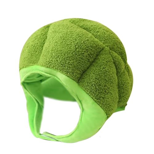 Hohopeti Plüsch Brokkoli Kopfhaube Grün Cartoon Gemüse Kostüm Hut für Erwachsene Weiches Party Accessoire für Halloween Schulaufführungen Cosplay und Themenfeiern Hohopeti Plüsch Brokkoli Kopfhaube Grün Cartoon Gemüse Kostüm Hut für Erwachsene Weiches Party Accessoire für Halloween Schulaufführungen Cosplay und Themenfeiern von Hohopeti