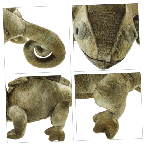 Hohopeti Plüsch Chamäleon Kuscheltier Weiches Komfortables Tierfiguren für Dekoratives Lebensechtes Eidechsen Plüschtier Kuschelkissen für Bett und Sofa Hohopeti Plüsch Chamäleon Kuscheltier Weiches Komfortables Tierfiguren für Dekoratives Lebensechtes Eidechsen Plüschtier Kuschelkissen für Bett und Sofa von Hohopeti