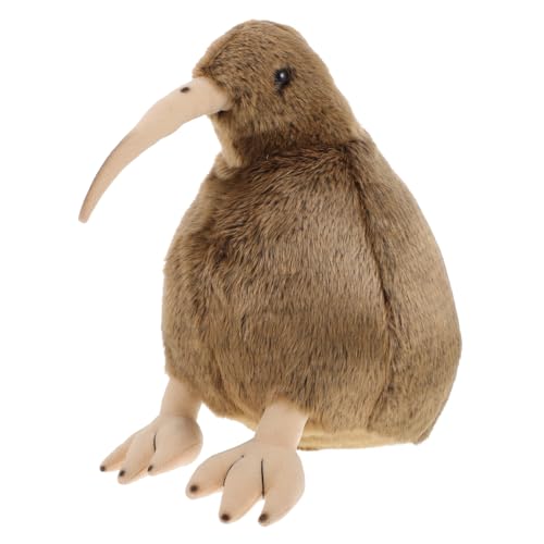 Hohopeti Plüsch Kiwi Vogel Stofftier Kuscheltier Tierfigur aus Langlebiger PP Baumwolle Dekoratives Haustier für Erwachsene Geeignet für Wohnzimmer Schlafzimmer und Partydeko von Hohopeti