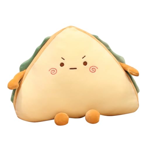 Hohopeti Plüsch Kuschelkissen Sandwich Muster Cartoon Spielpuppe Weiches Plüschtier Kissen für Dekoration Hohopeti Plüsch Kuschelkissen Sandwich Muster Cartoon Spielpuppe Weiches Plüschtier Kissen für Dekoration von Hohopeti