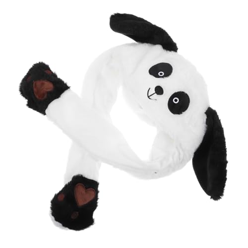 Hohopeti Plüsch Panda Mütze mit Beweglichen Ohren Cartoon Tiermütze für Erwachsene Lustige Wackelohren Haube für Halloween Karneval Weihnachtsfeier und Kostümparty Hohopeti Plüsch Panda Mütze mit Beweglichen Ohren Cartoon Tiermütze für Erwachsene Lustige Wackelohren Haube für Halloween Karneval Weihnachtsfeier und Kostümparty von Hohopeti