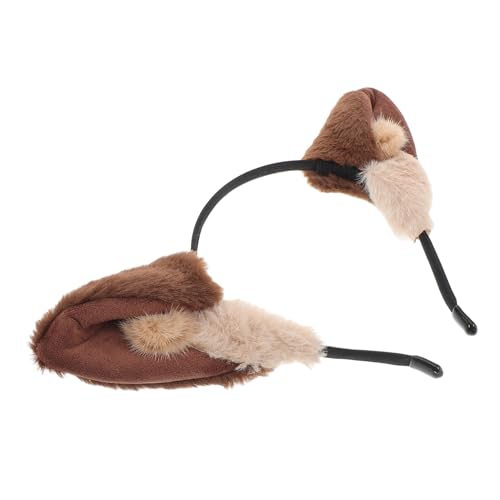 Hohopeti Plüsch Wolf Ohr Haarreif Dunkelbraun Lustiger Tier Haarreif für Party Cosplay und Alltagsgebrauch Vielseitiges Waschgesicht und Fotorequisit Weiches Damen Accessoire Hohopeti Plüsch Wolf Ohr Haarreif Dunkelbraun Lustiger Tier Haarreif für Party Cosplay und Alltagsgebrauch Vielseitiges Waschgesicht und Fotorequisit Weiches Damen Accessoire von Hohopeti