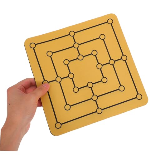 Hohopeti Portable Nine Mens Morris Brettspiel Klassisches Spiel Kompakt Leicht Tragbar Für Familie Party Desktop Unterhaltung von Hohopeti