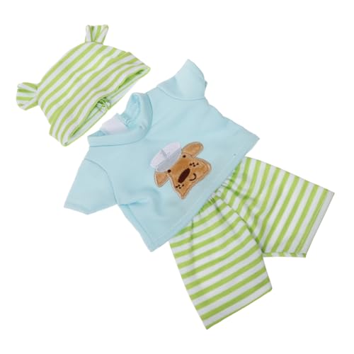 Hohopeti Puppe anziehen Neugeborenes Kleidung Puppenhauszubehörspielzeug Puppensachen Pullover für Puppen Neugeborenen-Kleid-Outfits -Overall-Shorts Babypuppenmütze Baumwolle Hellgrün Hohopeti Puppe anziehen Neugeborenes Kleidung Puppenhauszubehörspielzeug Puppensachen Pullover für Puppen Neugeborenen-Kleid-Outfits -Overall-Shorts Babypuppenmütze Baumwolle Hellgrün von Hohopeti