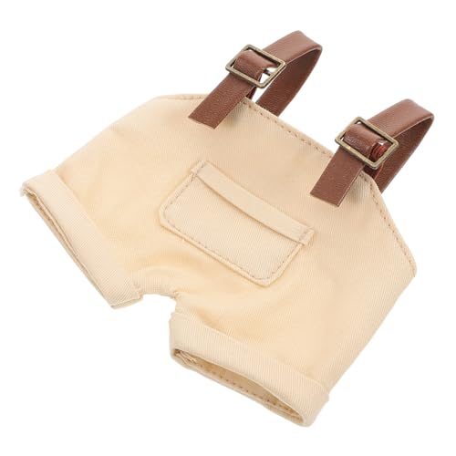 Hohopeti Puppen Overall aus Baumwolle mit Modernem Denim Design Charmante Puppenkleidung Niedliche Latzhose als Kleidungszubehör für Große Plüschpuppen Anzieh Outfit Hohopeti Puppen Overall aus Baumwolle mit Modernem Denim Design Charmante Puppenkleidung Niedliche Latzhose als Kleidungszubehör für Große Plüschpuppen Anzieh Outfit von Hohopeti