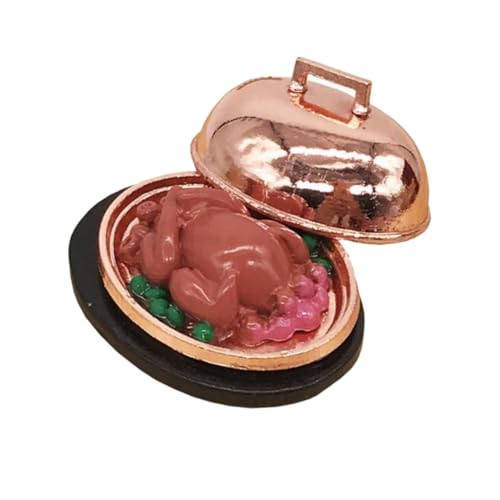 Hohopeti Puppenhaus Deko Mini Truthahn Figur aus Hochwertigem Resin Detailreiches Spielzubehör für Fördert Kreativität und Vorstellungskraft Beim von Hohopeti