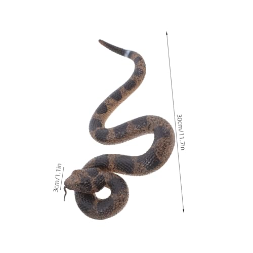 Hohopeti Realistische Gummischlange Weiche Klapperschlange Figur TPR Material Halloween Deko Streich Requisite Naturerlebnis Lernspielzeug Hohopeti Realistische Gummischlange Weiche Klapperschlange Figur TPR Material Halloween Deko Streich Requisite Naturerlebnis Lernspielzeug von Hohopeti