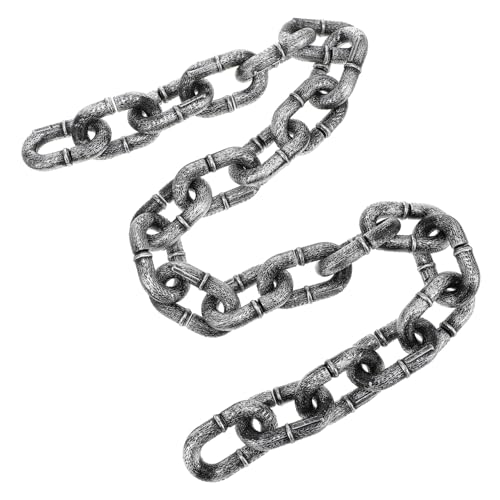 Hohopeti Realistische Halloween Dekorationskette Kunststoff Barrierekette Leichtes Material Rostfrei Party Requisite für Gruselige Veranstaltungen und Partygestaltung Hohopeti Realistische Halloween Dekorationskette Kunststoff Barrierekette Leichtes Material Rostfrei Party Requisite für Gruselige Veranstaltungen und Partygestaltung von Hohopeti