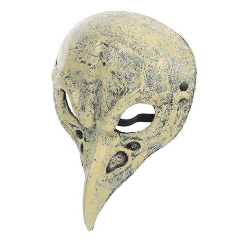 Hohopeti Realistische Halloween Vogel-skull-maske aus Leichtem Pu-material Atmungsaktiv und Angenehm Detailreiche Cosplay-maske für Erwachsene Geeignet für Halloween Maskenbälle und von Hohopeti
