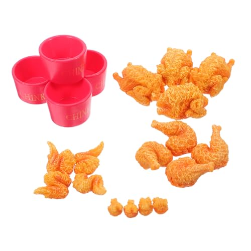 Hohopeti Realistische Künstliche Hühnerflügel und Drumsticks aus Robustem Harz Teiliges Food Deko für Halloween Kreatives Spiel und Realistische Fotografie Langlebige Täuschend Echte Hohopeti Realistische Künstliche Hühnerflügel und Drumsticks aus Robustem Harz Teiliges Food Deko für Halloween Kreatives Spiel und Realistische Fotografie Langlebige Täuschend Echte von Hohopeti