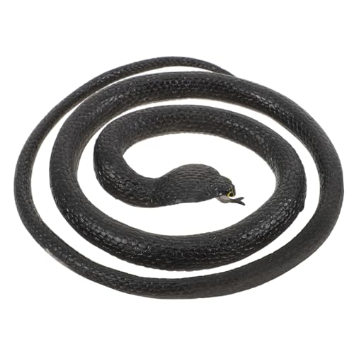 Hohopeti Realistische Schwarze Dekofigur aus Weichem Lebensechte Nachbildung Glatte Oberfläche Sicher für Garten und Lernmodell Detailgetreue Schlange für Spiel und Dekoration Hohopeti Realistische Schwarze Dekofigur aus Weichem Lebensechte Nachbildung Glatte Oberfläche Sicher für Garten und Lernmodell Detailgetreue Schlange für Spiel und Dekoration von Hohopeti
