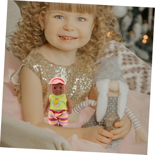 Hohopeti Realistische Vinyl Puppe Afroamerikanische Mini Babypuppe Weiche Mini Neugeborene Sammlerfigur Detailgetreu Für Ausflüge Hohopeti Realistische Vinyl Puppe Afroamerikanische Mini Babypuppe Weiche Mini Neugeborene Sammlerfigur Detailgetreu Für Ausflüge von Hohopeti