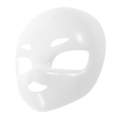 Hohopeti Realistische Weiße Vollgesichtsmaske aus Dickem Kunststoff Langlebig und Komfortabel Einzigartiges Design für Halloween Cosplay Kostüm Party und Maskenball Vielseitige Hohopeti Realistische Weiße Vollgesichtsmaske aus Dickem Kunststoff Langlebig und Komfortabel Einzigartiges Design für Halloween Cosplay Kostüm Party und Maskenball Vielseitige von Hohopeti
