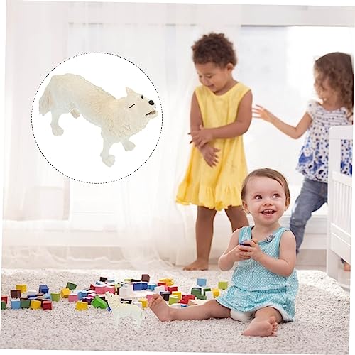 Hohopeti Realistische Wolf Figur Dekofigur aus Hochwertigem Kunststoff Robustes Waldtier Modell für Kinderzimmer Pädagogisches und Detailgetreue Desktop Dekoration Hohopeti Realistische Wolf Figur Dekofigur aus Hochwertigem Kunststoff Robustes Waldtier Modell für Kinderzimmer Pädagogisches und Detailgetreue Desktop Dekoration von Hohopeti