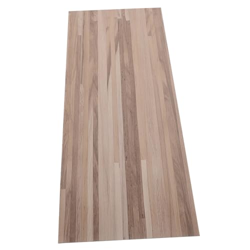 Hohopeti Realistischer Puppenhausboden mit Holzoptik Selbstklebende Kunststoff Bodenplatten Zuschneidbar Langlebig und Einfach zu Verlegen für DIY Puppenhausmöbel und Miniaturszenen von Hohopeti
