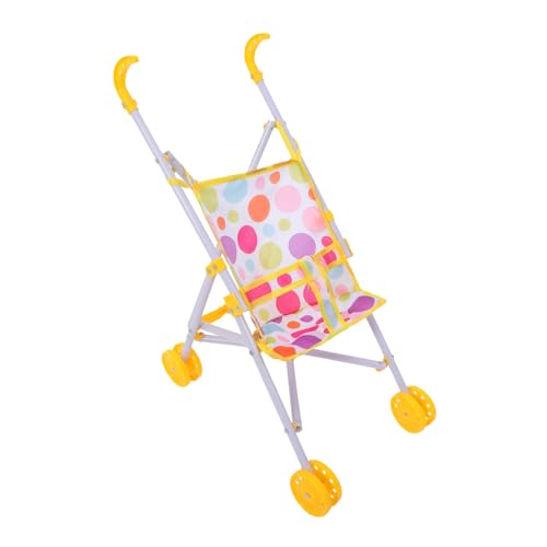 Hohopeti Realistischer Puppenwagen aus Kunststoff Kompakt und Leicht Simulierter Kinderwagen für Mädchen zum Rollenspiel für Geburtstag und Weihnachten Detailreiches für Puppenhäuser Hohopeti Realistischer Puppenwagen aus Kunststoff Kompakt und Leicht Simulierter Kinderwagen für Mädchen zum Rollenspiel für Geburtstag und Weihnachten Detailreiches für Puppenhäuser von Hohopeti