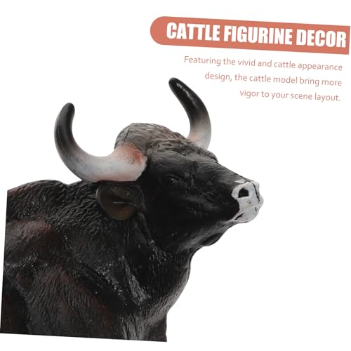 Hohopeti Realistisches Kunststoff Rindermodell Detailgetreue Simulierte Kuh Figur Leichtes Pädagogisches Tierspielzeug für Kinderzimmer und Dekoration Hohopeti Realistisches Kunststoff Rindermodell Detailgetreue Simulierte Kuh Figur Leichtes Pädagogisches Tierspielzeug für Kinderzimmer und Dekoration von Hohopeti